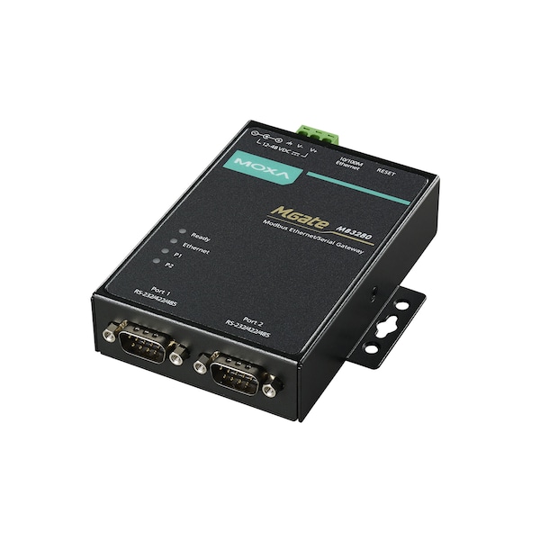 2Port Rs-232/422/485 Modbus Tcp To Serial Communication Gateway
